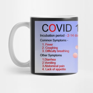 Symptoms of COVID 19 Mug